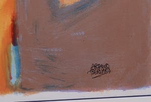 Bernard Arthur - African Queen - Zeefdruk - 105,5x85 cm - ingelijst