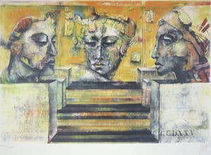 Astrid Engels - Towards Balance - 64 x 83 cm - Litho op papier
