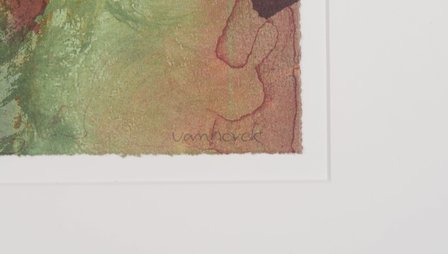 Hans van Horck - zonder titel XI - 55,5 x 75,5 cm - Zeefdruk op papier