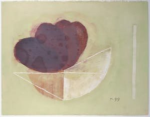 Aafke Kelly - Melancholy - 83 x 103 cm - Olieverf op papier - ingelijst