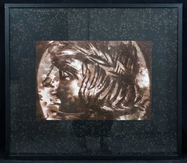 Titus Nolte - Zonder titel II - 73 x 83 cm - Zeefdruk op papier - in zwarte houten lijst