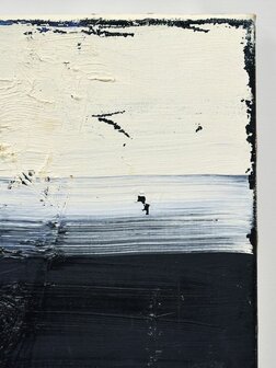 Peter Seijen - Grijze driehoek  - Acryl op doek - 135 x 160 x 5