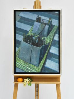Jan van der Vossen - olie op doek - Electra- 76 x 57 x 3 cm