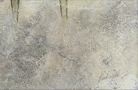 Carla Raadsveld - Kippen - 100 x 100 x 8 - acryl op doek