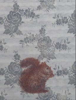 Judith Rosema - Kanten Eekhoorn - ets op papier - 78 x 63 cm