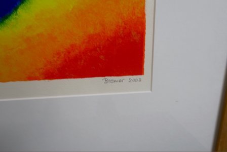 Saskia Bremer - Saude - 55x133,5cm - Zeefdruk op papier