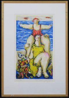 Willem Janssen - zonder titel III - 83 x 53 cm - Zeefdruk op papier