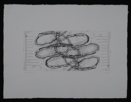 Leny Bastiaans - zonder titel - 50 x 65,5 cm - Ets op papier