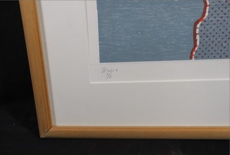 Angelo Evelyn - Keys to Global Warming (London, Hilversum) - 139,5 x 99 cm - Houtsnede en Litho - ingelijst