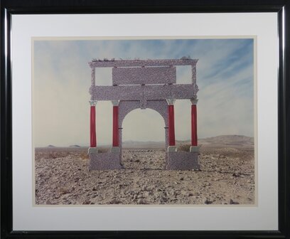 Jean Ruiter - Cathedral in the Desert III  - 95 x 115 cm - foto op fotopapier - ingelijst