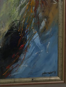 Peter Meijer - Zeeklacht - 184 x 130 cm - Acrylverf op doek - ingelijst