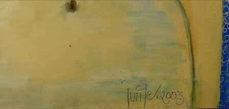 Margit Junge - zonder titel II - 101 x 102,5 cm - Acrylverf op doek op spieraam met ophangsysteem 