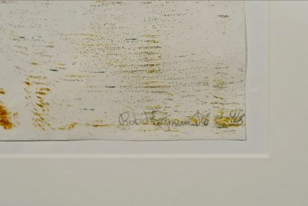 Rob Heijman - zonder titel - Zeefdruk op papier - 64,5 x 64,5 cm - in aluminium lijst
