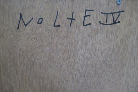 Titus Nolte - Le diable c&#039;est le pense - 89 x 104 cm - Foto op fotopapier - in houten lijst