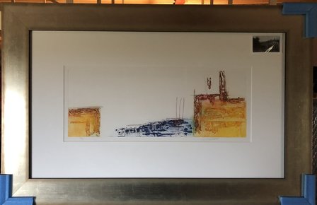 Olivier Beijn - Industrie IV - 85 x 55 cm - ets op papier - luxe ingelijst