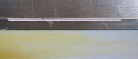 Han Teng - zonder titel III - 97 x 97 cm - Acryl op doek - in houten lijst