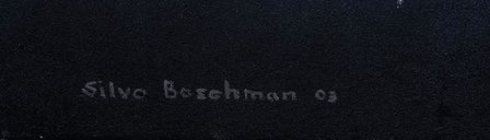 Silvo Boschman - Zonder titel - 80 x 80 cm - Gemengde techniek op doek