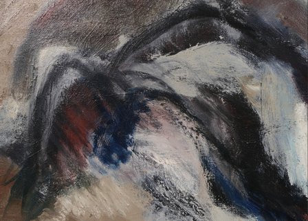 Ineke van Koningsbruggen - Zonder titel - 130 x 150 cm - olieverf op doek