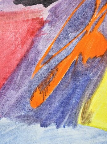 Peter Seijen - Acryl op doek - 135 x 160 x 5