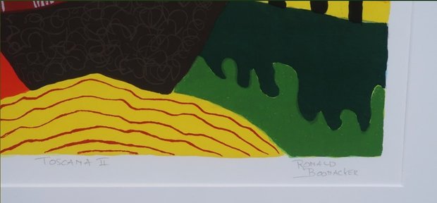 Ronald Boonacker - Toscana II - 80,5 x 67,5 cm - Zeefdruk op papier - ingelijst