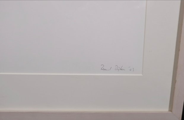 Ruud Dijkers - zonder titel II - 83 x 113 cm - gemengde techniek op papier - ingelijst