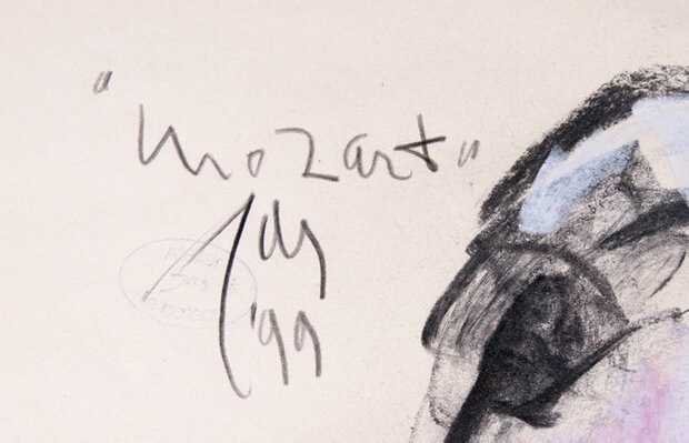 JAS - Mozart - 40 x 50 cm - Aquarel op papier