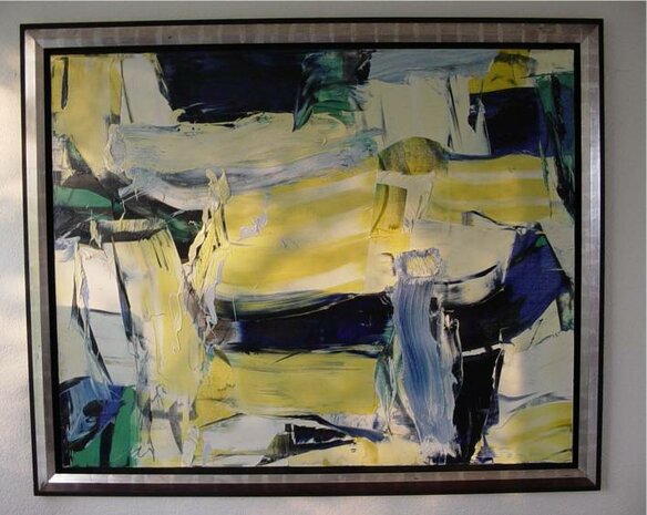 JAS - Fountaine Bleau - 160 x 120 cm - Olie op doek - ingelijst 