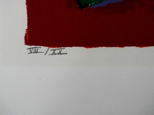 Siebrand Weitenberg - zonder titel - 56 x 75 cm - zeefdruk op papier