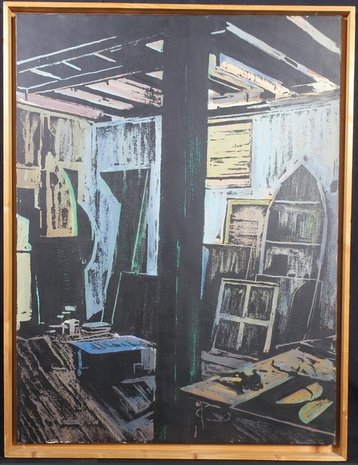 Helmuth van Galen - 84 x 64 cm - Olieverf op doek - in houten lijst