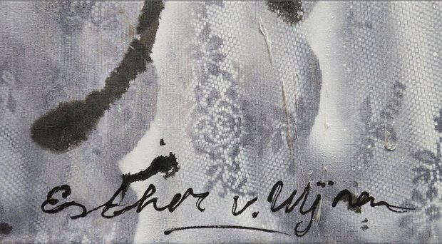 Esther van Wijnen - De Bruiloft - 100 x 100 cm - Acryl op doek - met ophangsysteem
