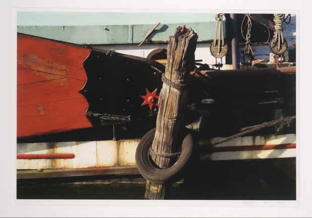 Mark Verdoes - Bandkaai - 78 x 103 cm - Fotoprint op papier - in zwarte houten lijst 
