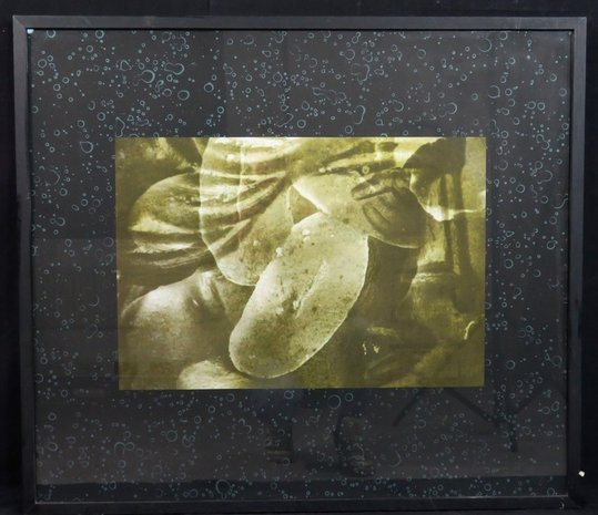 Titus Nolte - Zonder titel I - 73 x 83 cm - Zeefdruk op papier - in zwarte houten lijst