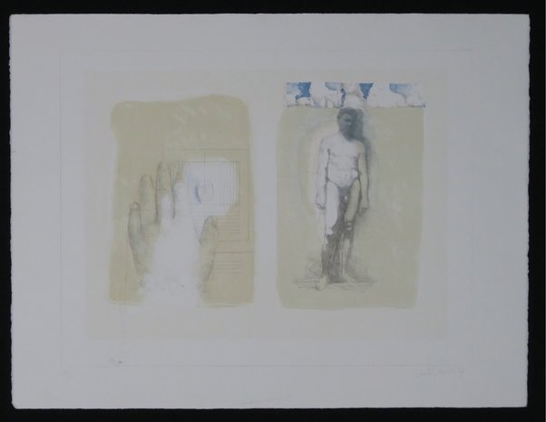 Walter Nobbe - Dubbelportret - 50 x 66 cm - Litho op papier