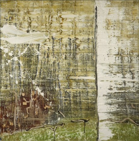 Leo Jacobs - zonder titel - 111 x 111 cm - Olieverf op doek