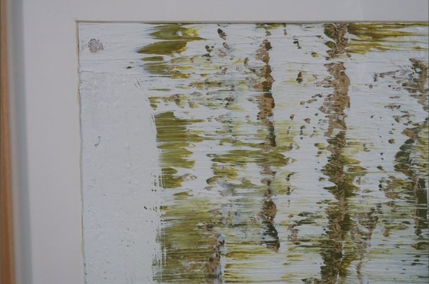 Leo Jacobs - zonder titel - 93,5 x 84 cm - Olieverf op board - in houten lijst