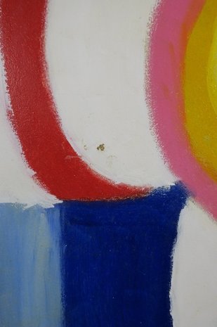 Annemiek Tjepkema - Abstracte compositie III - 90 x 90 cm - Acryl op board