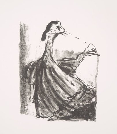 Gerard Leonard van den Eerenbeemt - Zonder titel - 66 x 51 cm - Litho op papier